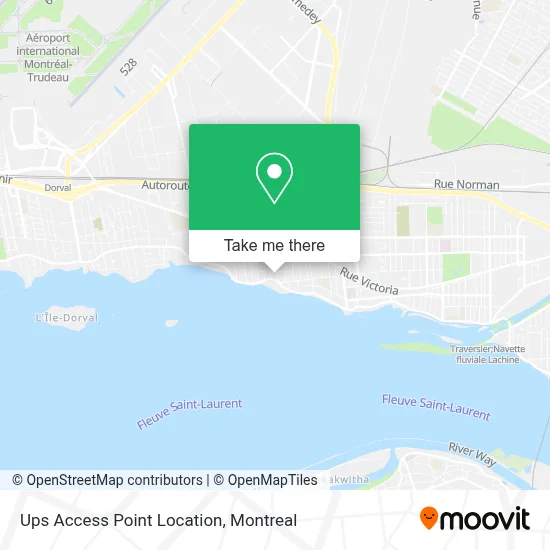 Ups Access Point Location map