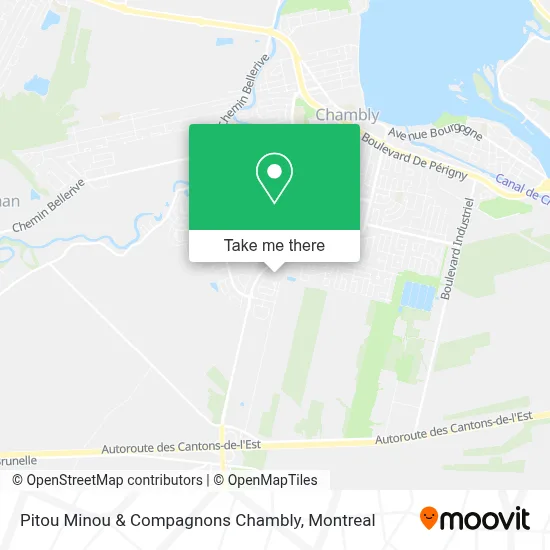 Pitou Minou & Compagnons Chambly map