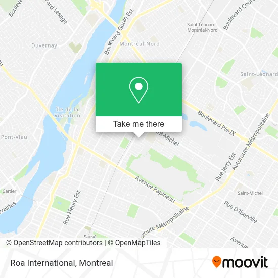Roa International map