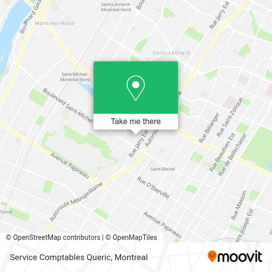 Service Comptables Queric map