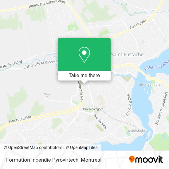 Formation Incendie Pyrovirtech map