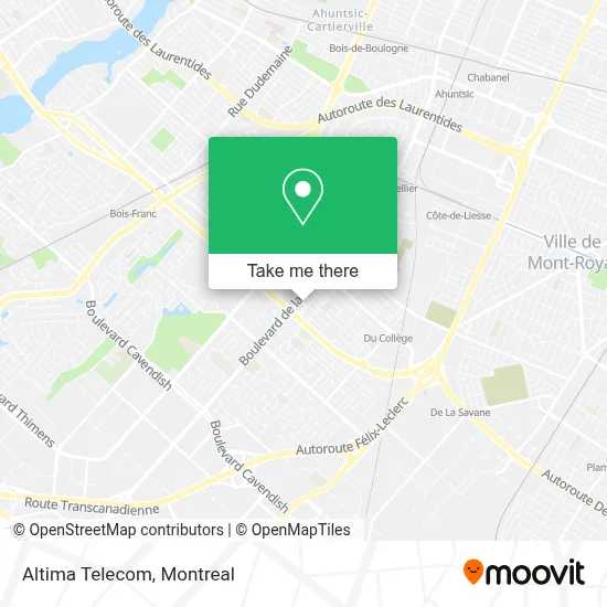 Altima Telecom map