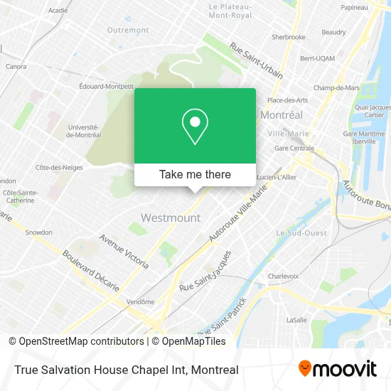True Salvation House Chapel Int map