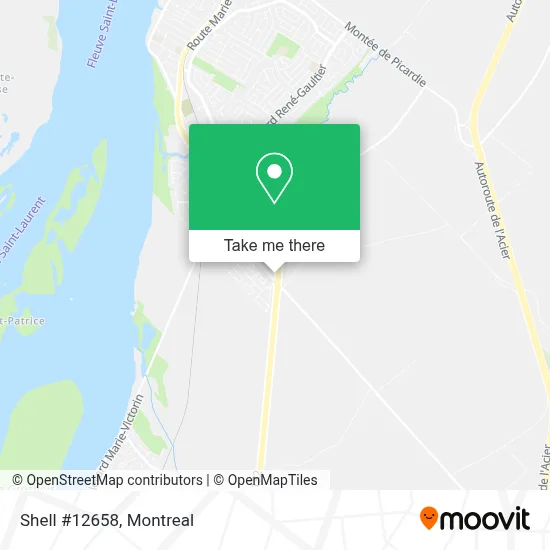 Shell #12658 map