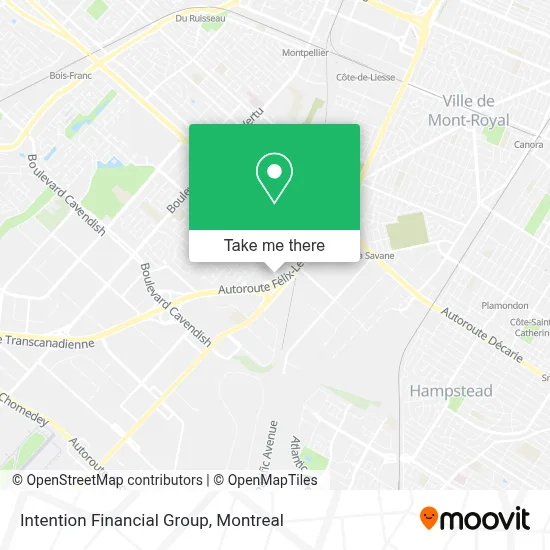 Intention Financial Group map