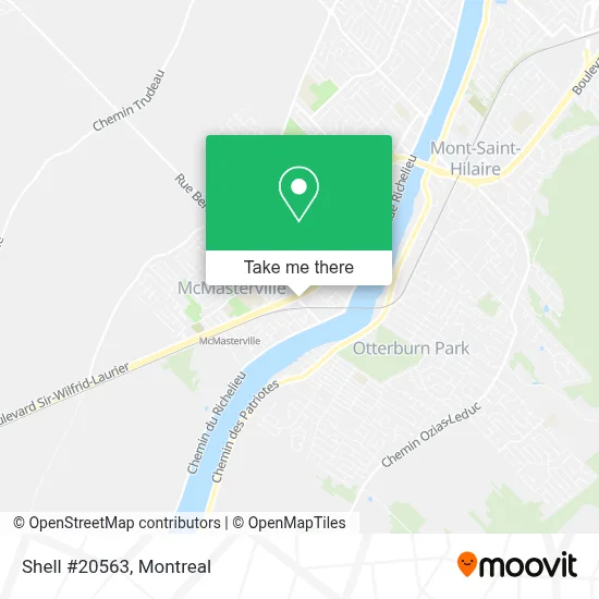 Shell #20563 map