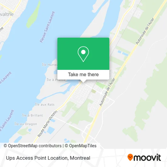 Ups Access Point Location map