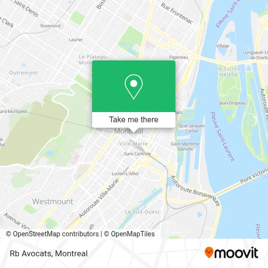 Rb Avocats map