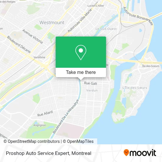 Proshop Auto Service Expert map