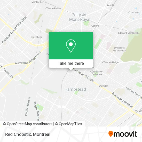 Red Chopstix map
