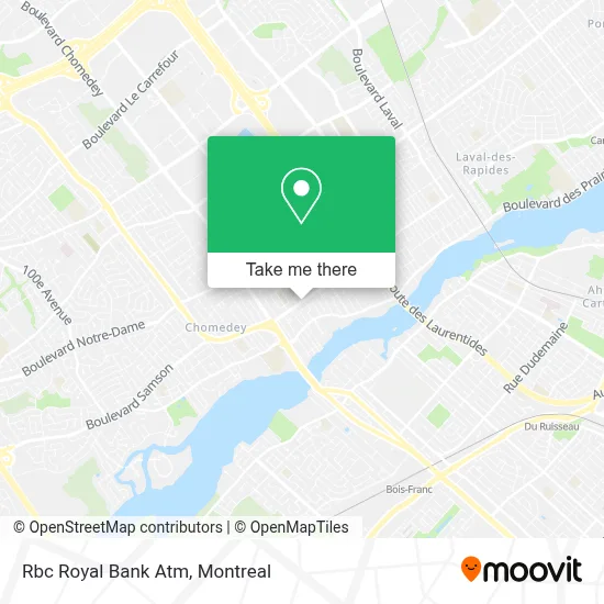 Rbc Royal Bank Atm map