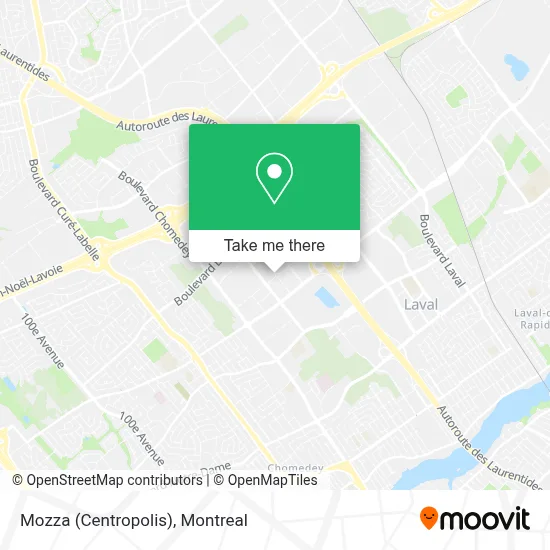 Mozza (Centropolis) map