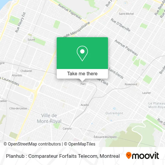 Planhub : Comparateur Forfaits Telecom map