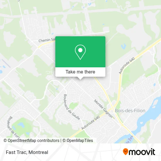 Fast Trac map