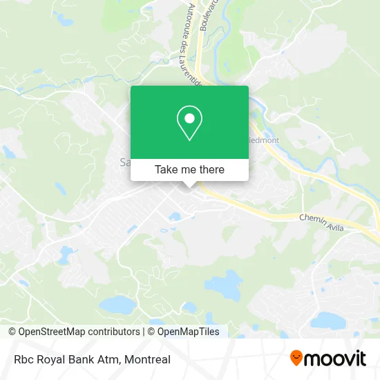 Rbc Royal Bank Atm map