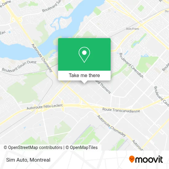 Sim Auto map