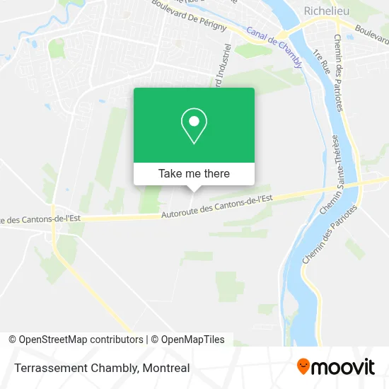 Terrassement Chambly map