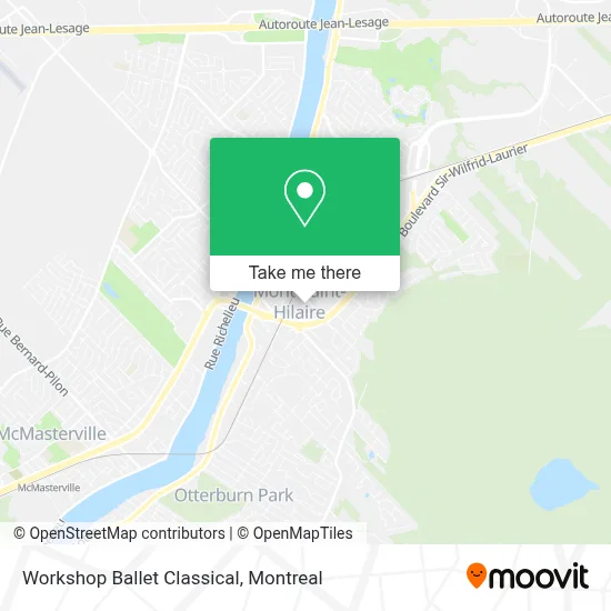Workshop Ballet Classical map