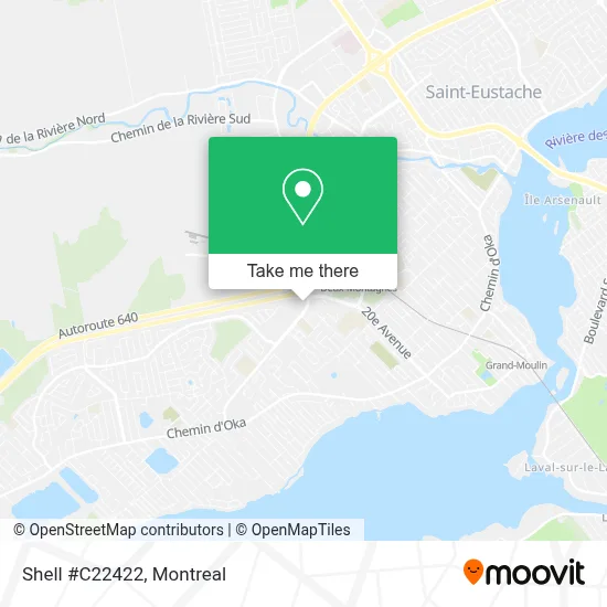 Shell #C22422 map