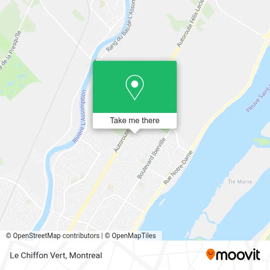 Le Chiffon Vert map