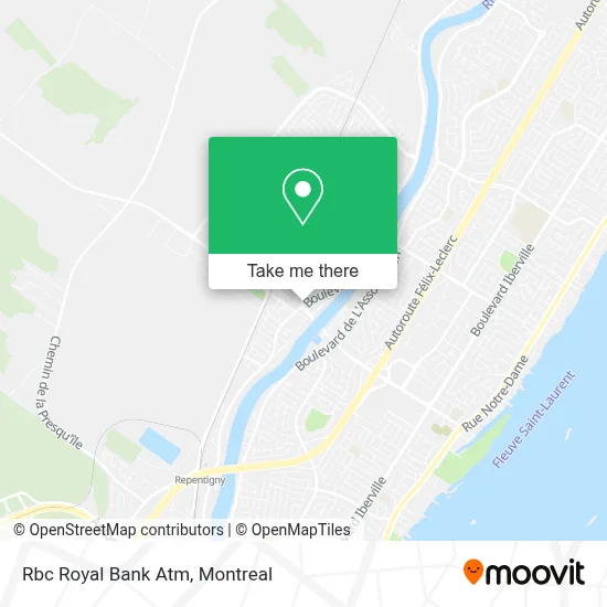 Rbc Royal Bank Atm map