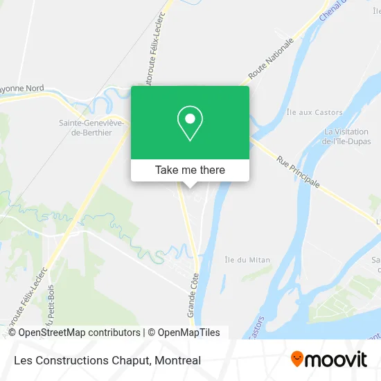 Les Constructions Chaput map