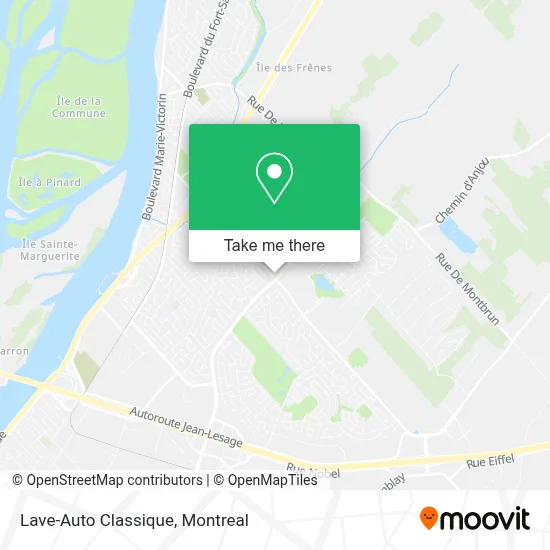 Lave-Auto Classique map