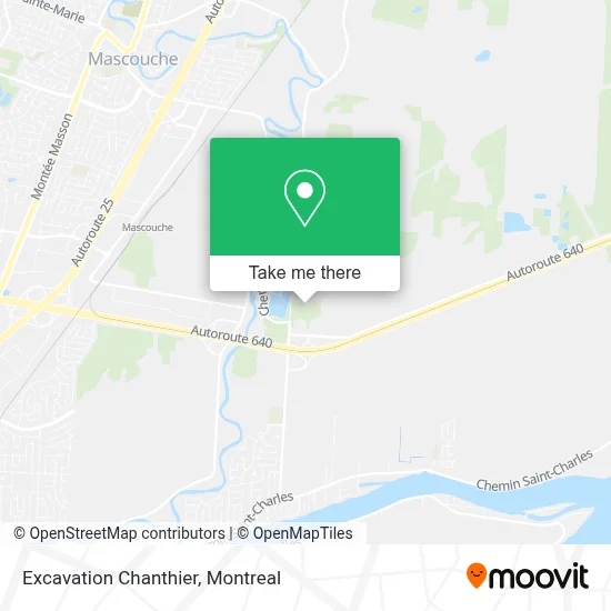 Excavation Chanthier map