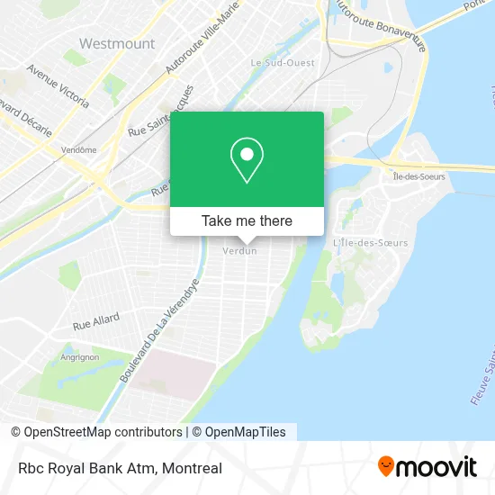 Rbc Royal Bank Atm map