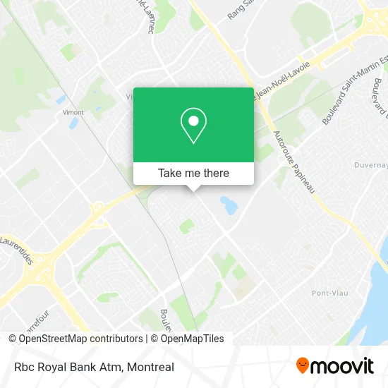 Rbc Royal Bank Atm map