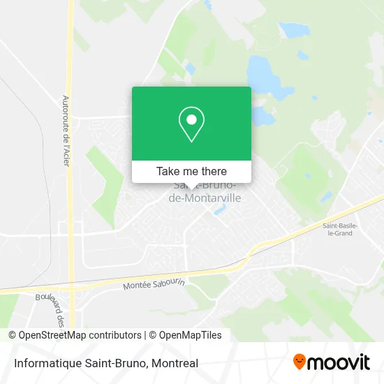 Informatique Saint-Bruno map