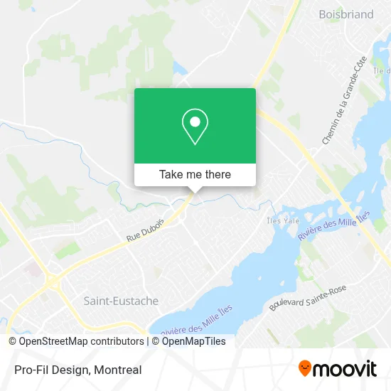 Pro-Fil Design map