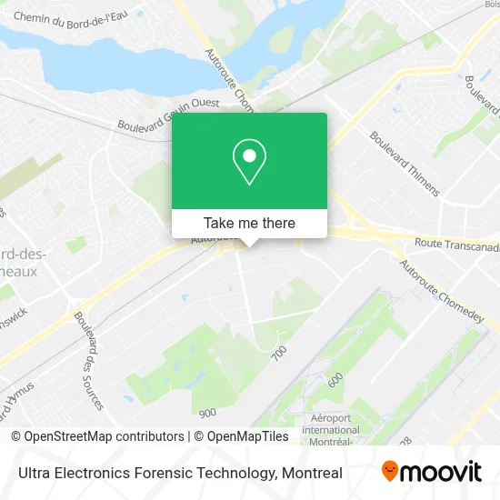 Ultra Electronics Forensic Technology map