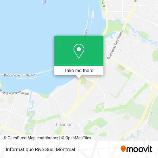 Informatique Rive Sud map