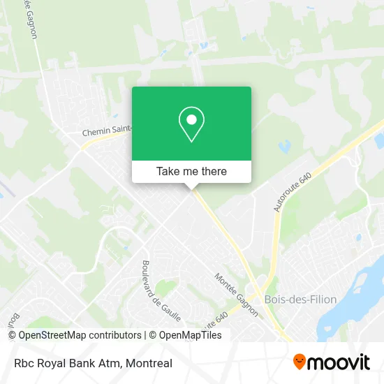 Rbc Royal Bank Atm map