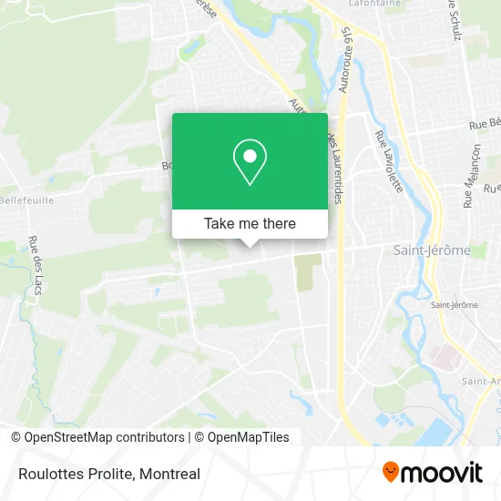 Roulottes Prolite map