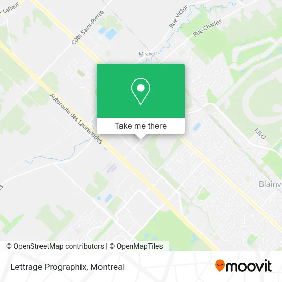 Lettrage Prographix map