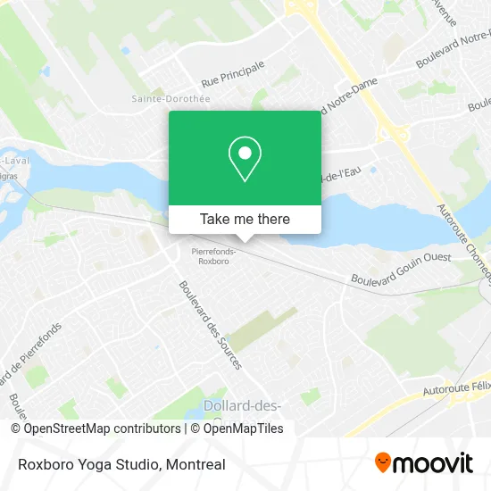 Roxboro Yoga Studio map