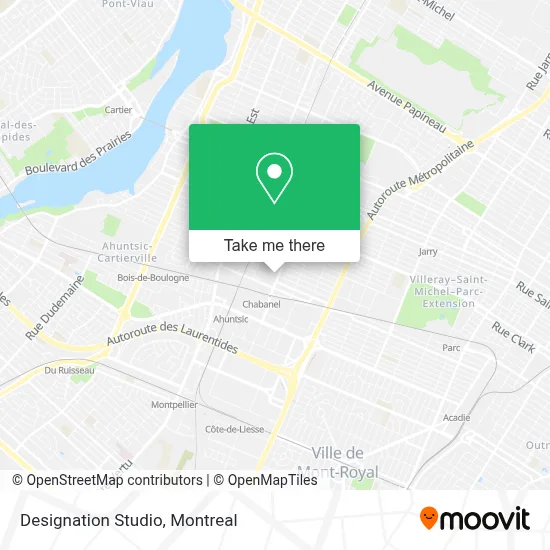 Designation Studio map