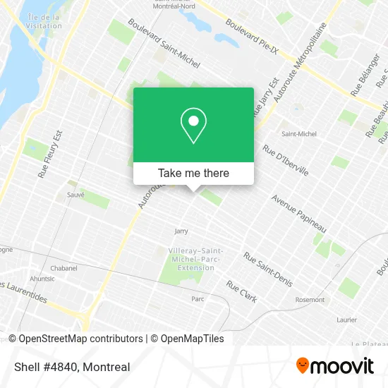 Shell #4840 map