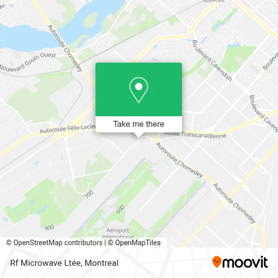 Rf Microwave Ltée map