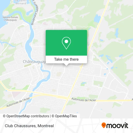 Club Chaussures map