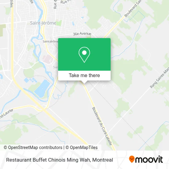 Restaurant Buffet Chinois Ming Wah map