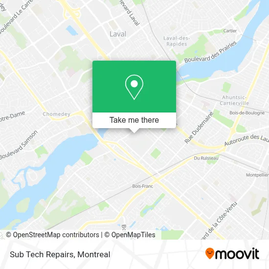 Sub Tech Repairs map