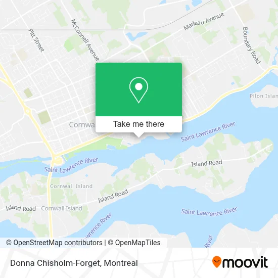Donna Chisholm-Forget map