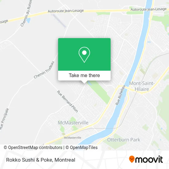 Rokko Sushi & Poke map