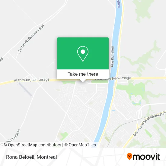 Rona Beloeil map