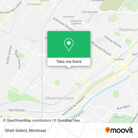 Shell Select map