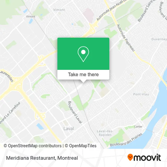 Ristorante Meridiana map