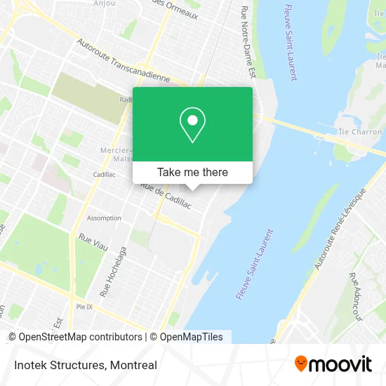 Inotek Structures map
